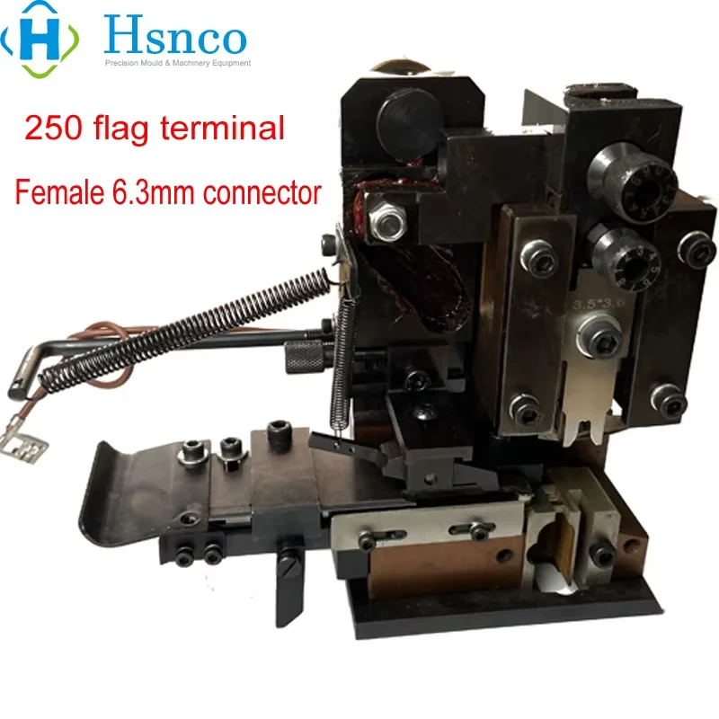 High Precision Customized Flag Terminal Crimping Applicator 6.3 Connector Pressing OTP Die Terminal Crimper Mold for 4.8 187 250
High Precision Customized Flag Terminal Crimping Applicator 6.3 Connector Pressing OTP Die Terminal Crimper Mold for 4.8 187 250