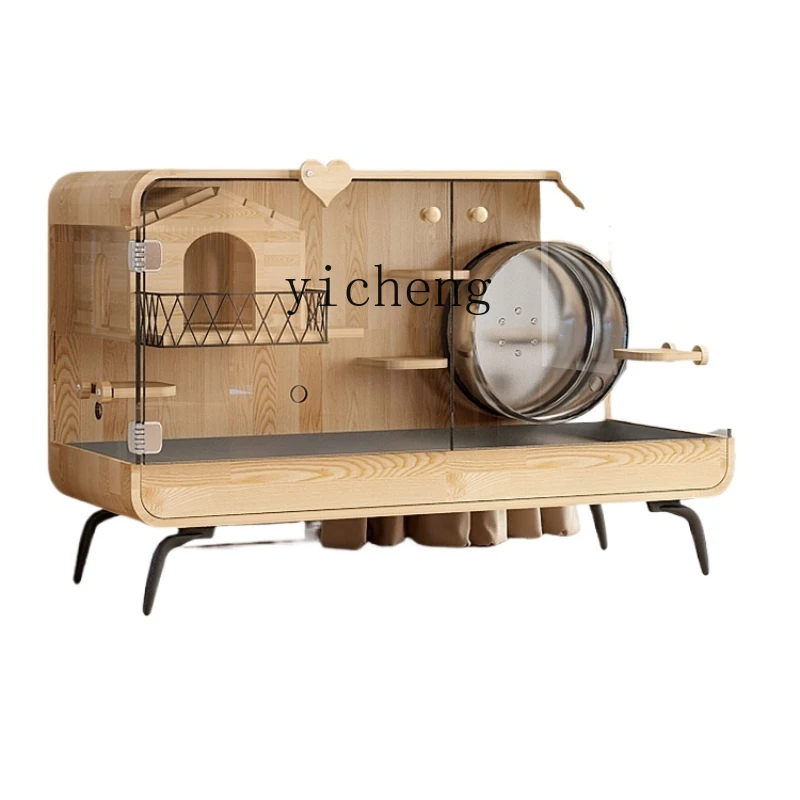 XL glass transparent luxury high-end solid wood cage TV cabinet cage golden bear
XL glass transparent luxury high-end solid wood cage TV cabinet cage golden bear