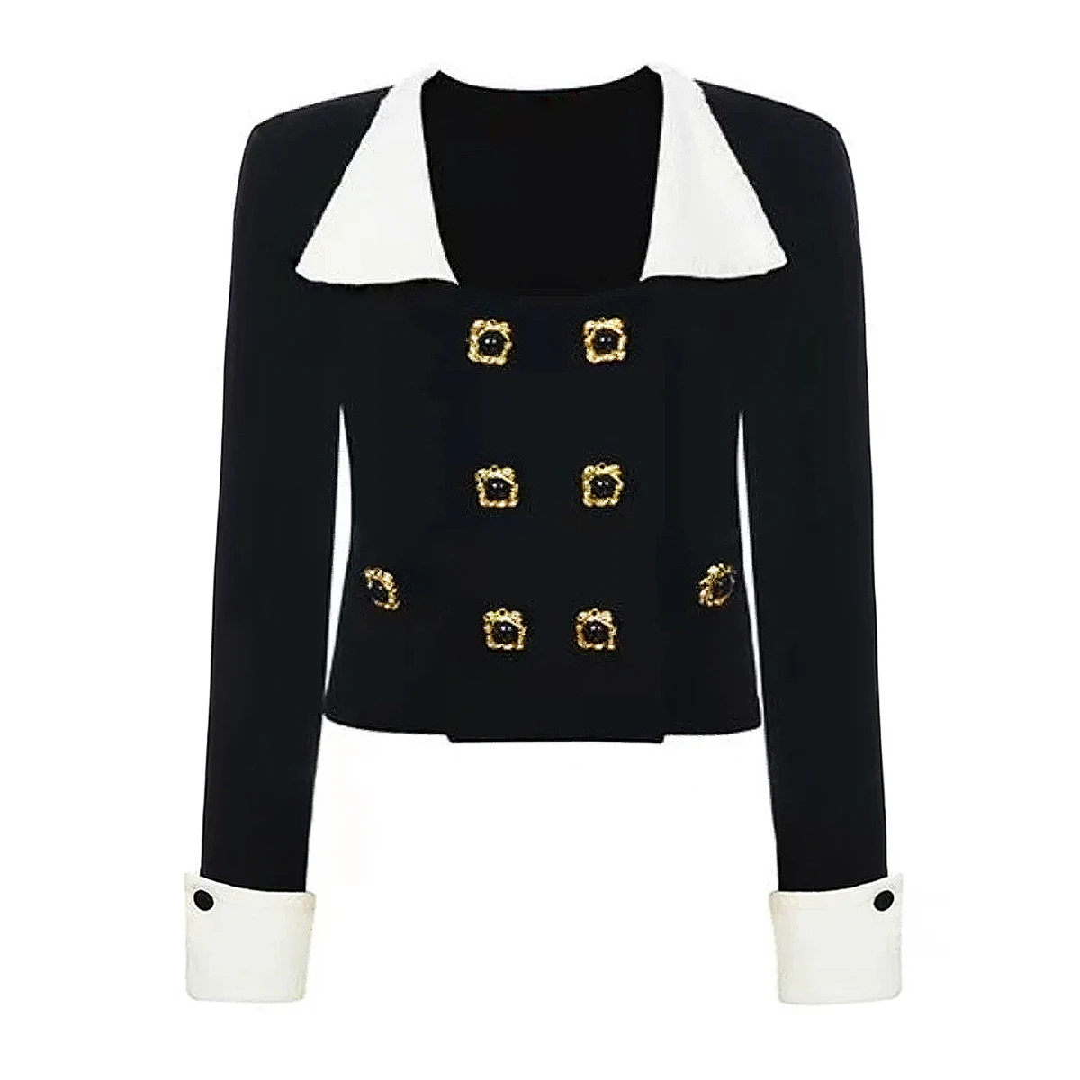 Spring New High Quality Knitted Shirt With Small Fragrant Style Fashionable Flip Collar Long Sleeve Woolen Coat+Half Skirt Set
Spring New High Quality Knitted Shirt With Small Fragrant Style Fashionable Flip Collar Long Sleeve Woolen Coat+Half Skirt Set