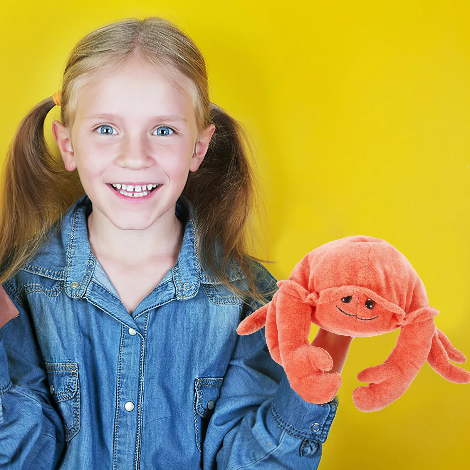 Crab Hand Puppet Funny Interactive Kids Storytelling Parent Child Educational Hand Puppet for Bedtime Stories Imaginative Play
Crab Hand Puppet Funny Interactive Kids Storytelling Parent Child Educational Hand Puppet for Bedtime Stories Imaginative Play
