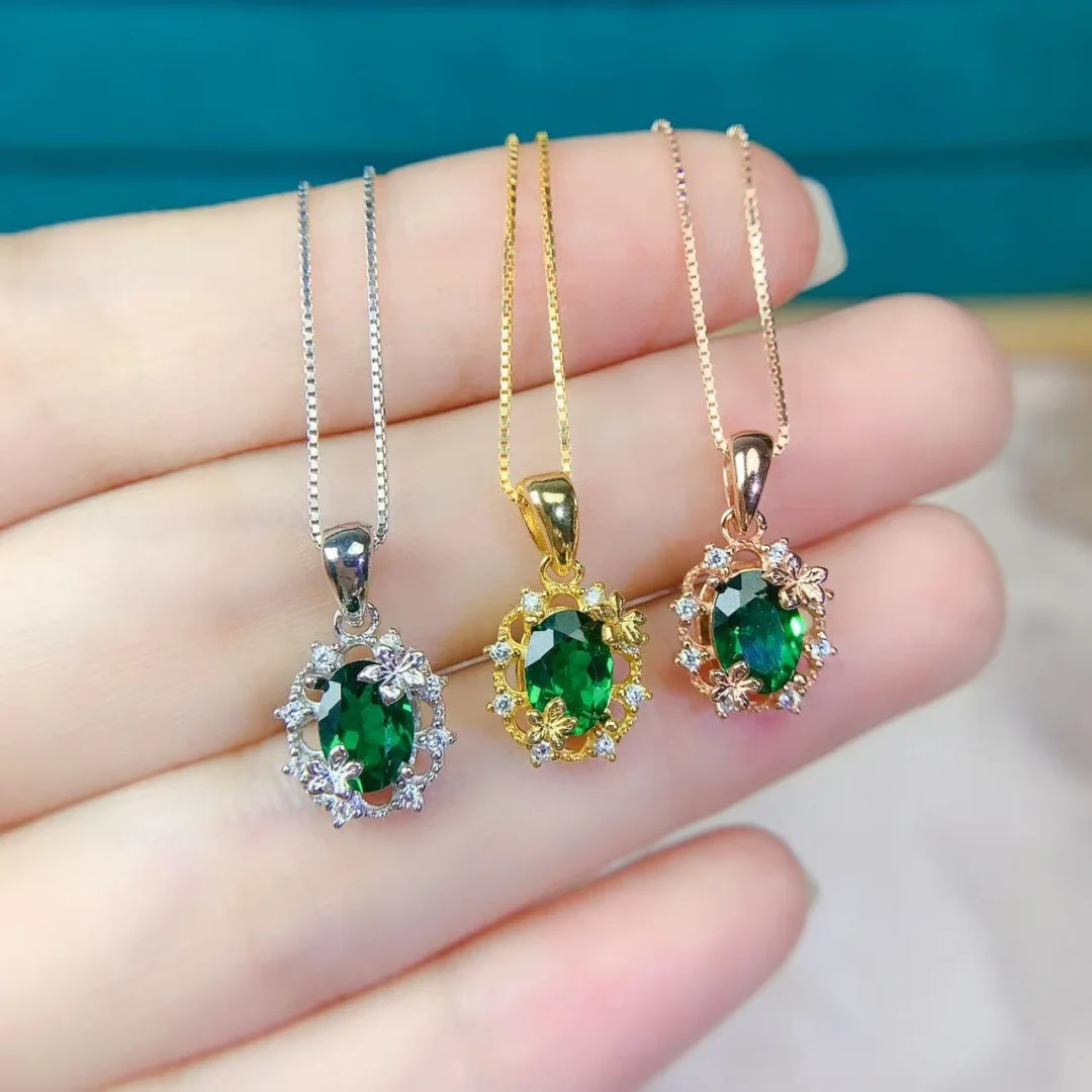 Stunning Diopside Pendant Genuine S925 Sterling Silver Dainty Sweet Design Style Chic Women Jewelry Perfect Gift
Stunning Diopside Pendant Genuine S925 Sterling Silver Dainty Sweet Design Style Chic Women Jewelry Perfect Gift