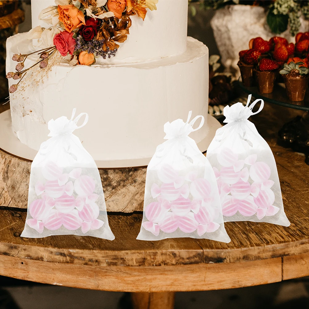 100Pcs MeshDrawstringBags JewelryStorage SmallGiftPartyFavor WeddingChristmas FavorBags ganzaBag StorageSolution Gift Packaging
100Pcs MeshDrawstringBags JewelryStorage SmallGiftPartyFavor WeddingChristmas FavorBags ganzaBag StorageSolution Gift Packaging