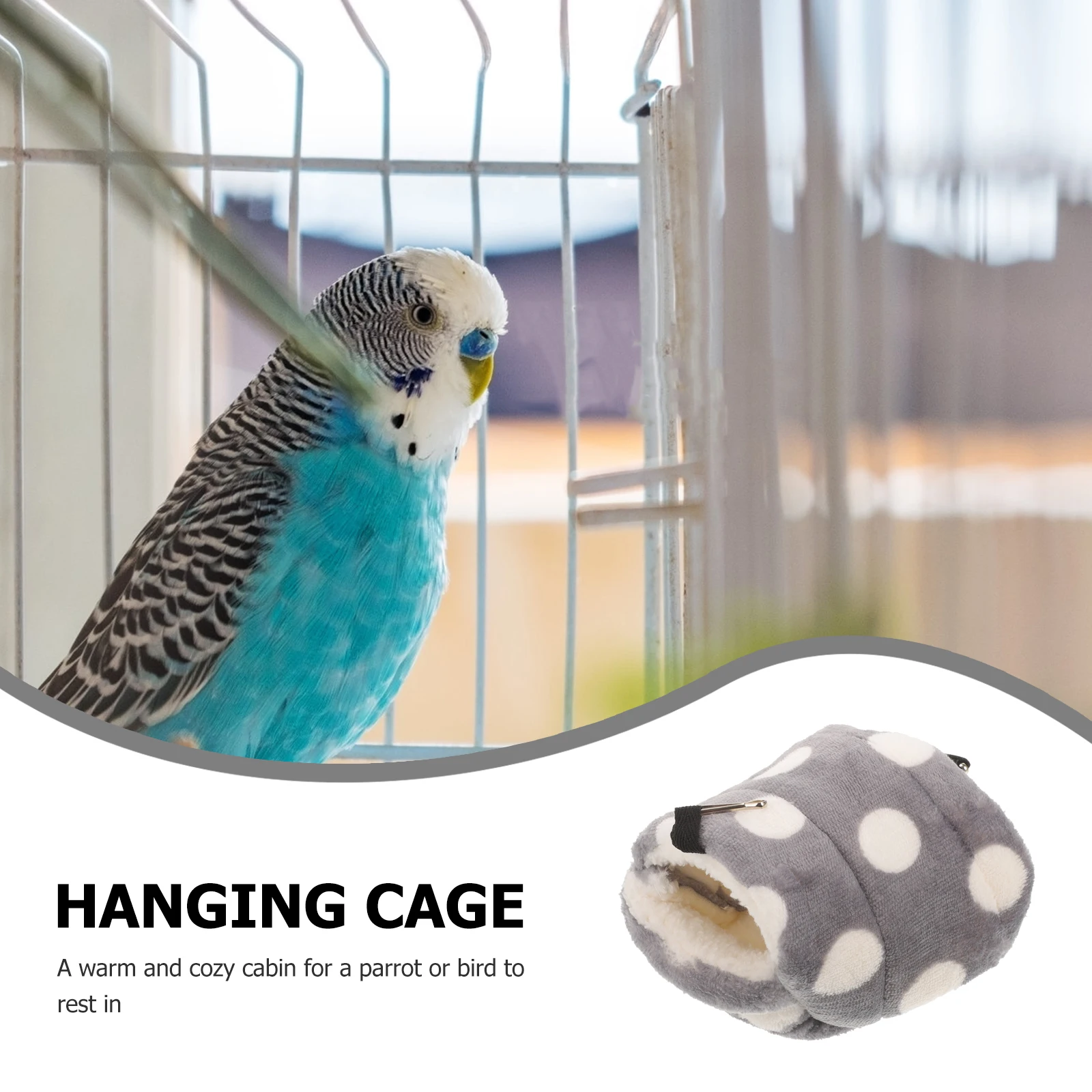Fuzzy Warm Cotton Nest for Parrots Birds Hammock Bed Thick Insulated Hut Pet Cage Accessory Animal Cave Small Cozy
Fuzzy Warm Cotton Nest for Parrots Birds Hammock Bed Thick Insulated Hut Pet Cage Accessory Animal Cave Small Cozy