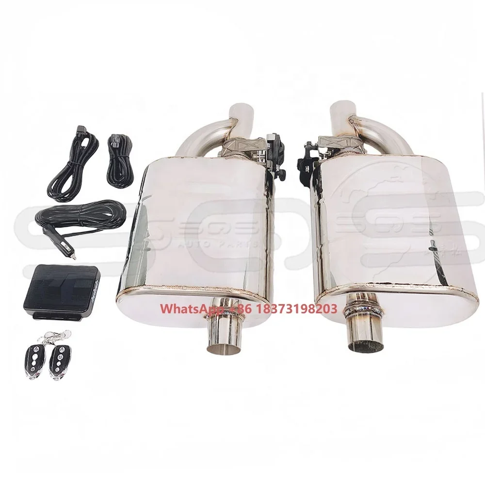 SQS OEM/ODM High-Quality 2 Muffler Electric Cutout Valve Valvetronic Exhaust Valved Muffler with Remote Control Kits
SQS OEM/ODM High-Quality 2 Muffler Electric Cutout Valve Valvetronic Exhaust Valved Muffler with Remote Control Kits