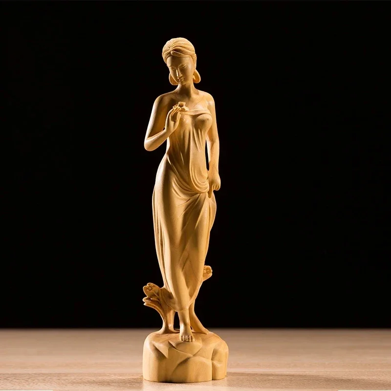 19CM Beauty Girl For Love Wood Carving Decoration Carving Craft Solid Wood Chinese Style Decorative Figures
19CM Beauty Girl For Love Wood Carving Decoration Carving Craft Solid Wood Chinese Style Decorative Figures