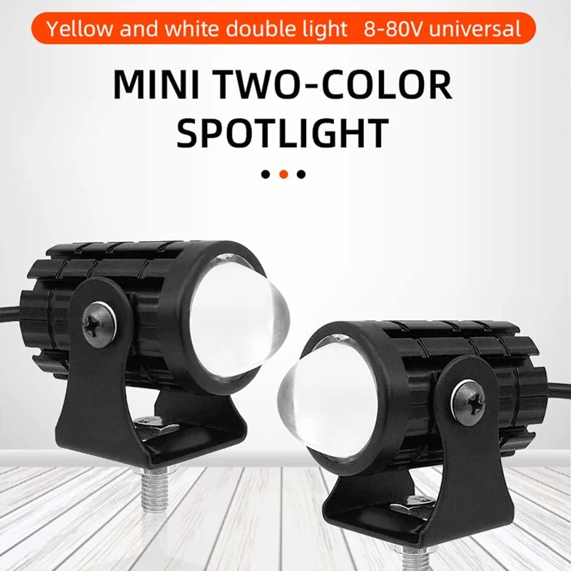 1/2PCS Universal Motorcycle LED Headlight Projector Lens Dual Color ATV Scooter Driving Lamp Fog Light Auxiliary Spotlight Lamp
1/2PCS Universal Motorcycle LED Headlight Projector Lens Dual Color ATV Scooter Driving Lamp Fog Light Auxiliary Spotlight Lamp