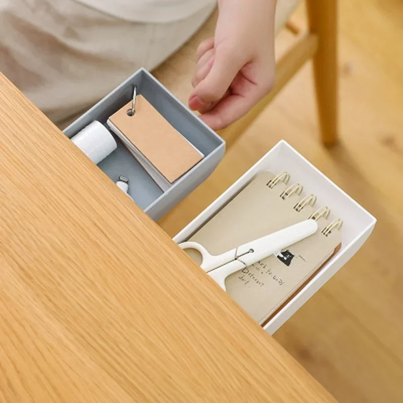 Creative Drawer Storage Box Paste Type Kitchen Gadgets Organizer Under The Table Storage Rack Storage Tableware Desk Pen Holder
Creative Drawer Storage Box Paste Type Kitchen Gadgets Organizer Under The Table Storage Rack Storage Tableware Desk Pen Holder