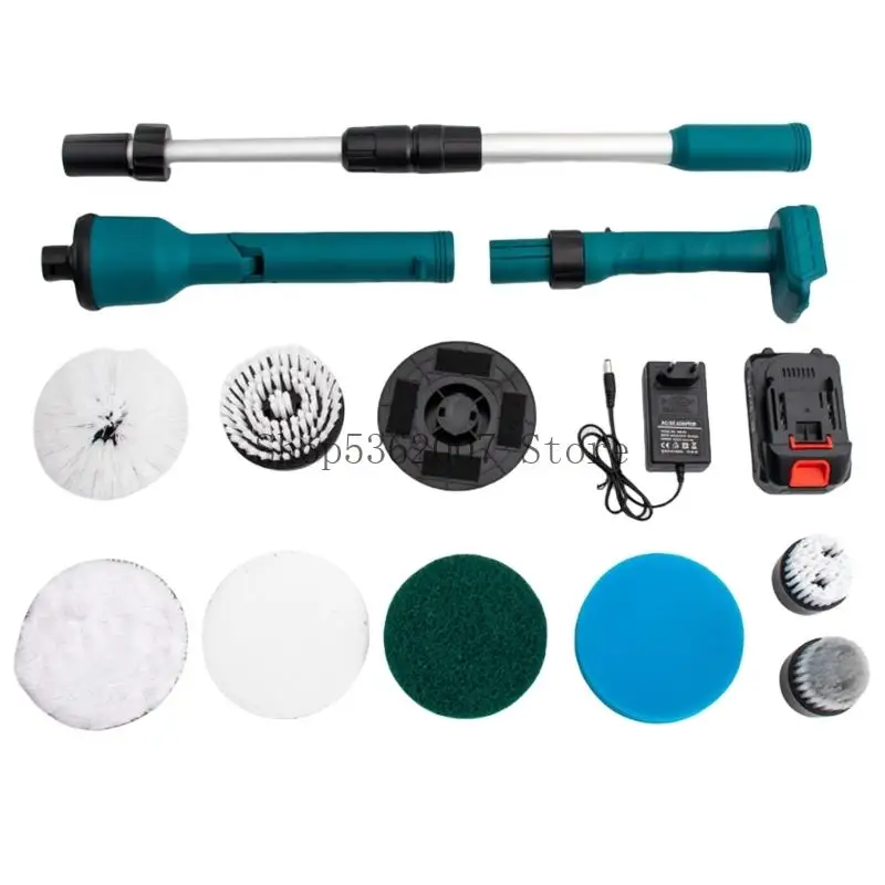 Electric Cleaning Brush With Rotating Head For Tile Glass Floor with Extended Handle Rechargeable Battery Long Runtimes 40JB
Electric Cleaning Brush With Rotating Head For Tile Glass Floor with Extended Handle Rechargeable Battery Long Runtimes 40JB