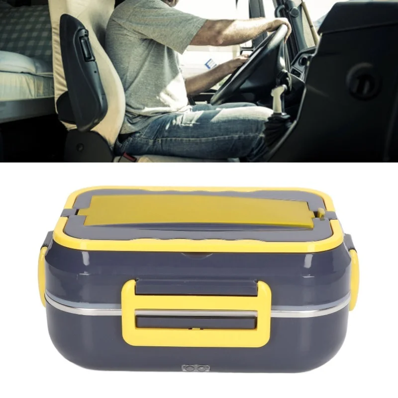 Heated Lunch Box Blue 1.5 Liters Stainless Steel Container Plug And Play Electric Lunch Box For Lunch Travel Car
Heated Lunch Box Blue 1.5 Liters Stainless Steel Container Plug And Play Electric Lunch Box For Lunch Travel Car
