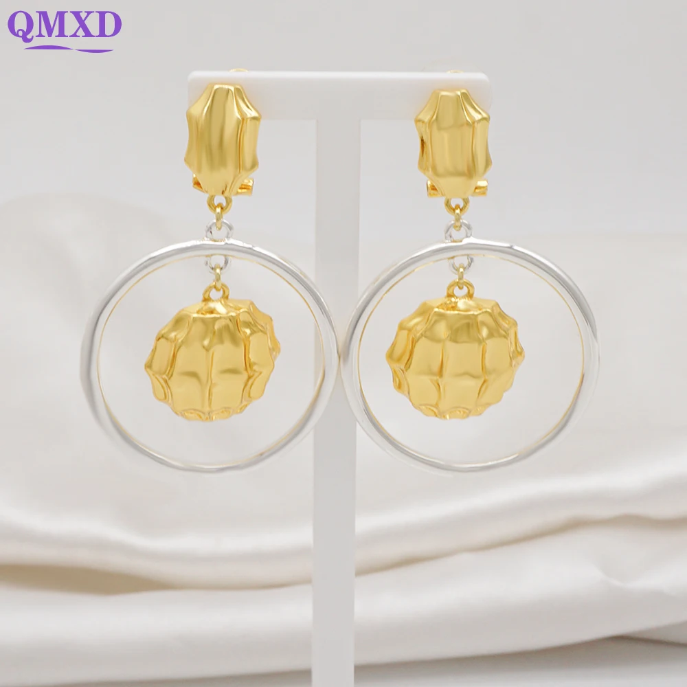 Fashion Jewelry Round Copper Drop Earrings Gold Color Long Earrings For Women Mother Bridal Gift Stud Drop Copper Earrings
Fashion Jewelry Round Copper Drop Earrings Gold Color Long Earrings For Women Mother Bridal Gift Stud Drop Copper Earrings