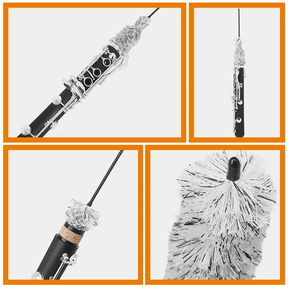 Набор для чистки кларнета и флейты: 2 щетки для ухода за инструментами с впитывающей щетиной
Набор для чистки кларнета и флейты: 2 щетки для ухода за инструментами с впитывающей щетиной