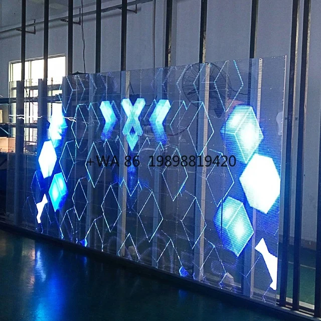 Flexible Transparent LED Film Module Panel for Wall Mounted Glass Wall Display
Flexible Transparent LED Film Module Panel for Wall Mounted Glass Wall Display
