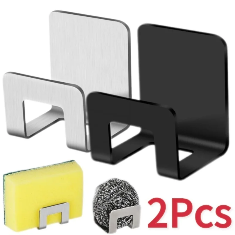 2pcs Stainless Steel Kitchen Sink Sponge Holder Tray Drainer Rack Self Adhesive Hook Sink Storage Holder Kitchen Accessories
2pcs Stainless Steel Kitchen Sink Sponge Holder Tray Drainer Rack Self Adhesive Hook Sink Storage Holder Kitchen Accessories