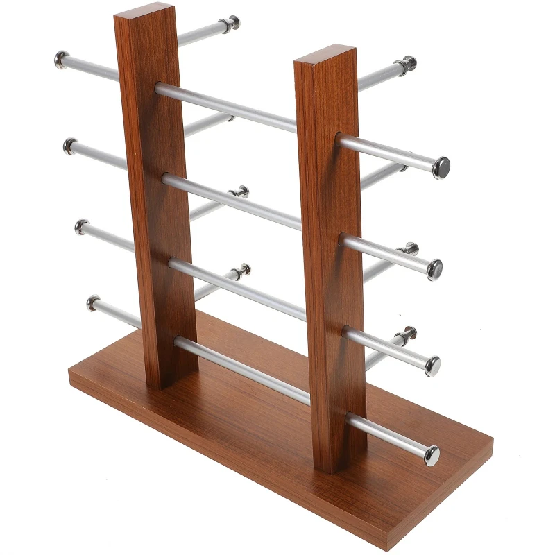 Retro Wooden Sunglasses Holder Eyeglass Stand Display Rack For Decor Shelf With Wood Grain Finish Glasses ganizer Storage
Retro Wooden Sunglasses Holder Eyeglass Stand Display Rack For Decor Shelf With Wood Grain Finish Glasses ganizer Storage