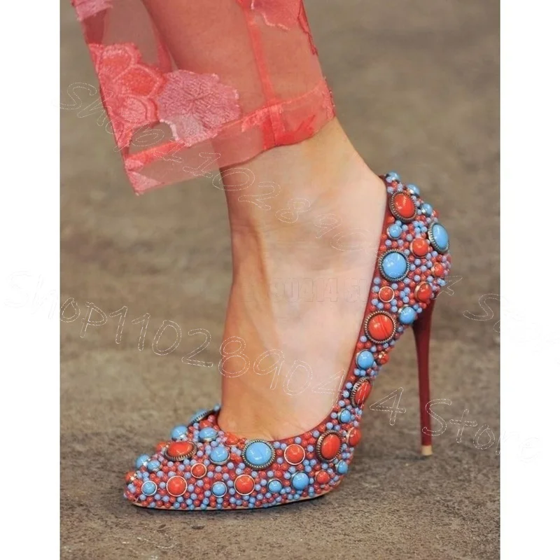 Colorful Beads Design Pointed Toe Runway Pumps Slip On Women Shoes Thin High Heels Party Feast Dating 2026 Zapatos Para Mujere
Colorful Beads Design Pointed Toe Runway Pumps Slip On Women Shoes Thin High Heels Party Feast Dating 2026 Zapatos Para Mujere