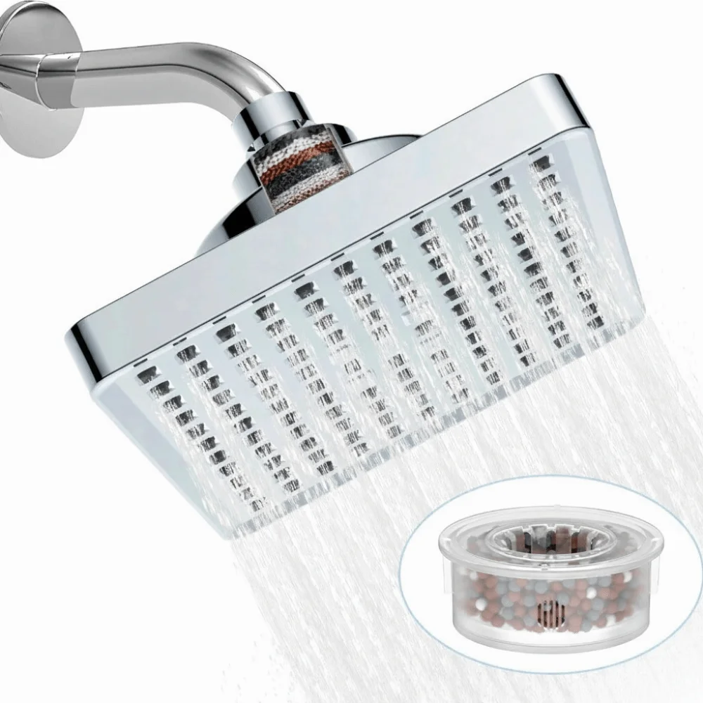 6-Inch Design High-Pressure Shower Head Square Design Anti-Clogging Waterfall Shower Head Easy Install Water Saving
6-Inch Design High-Pressure Shower Head Square Design Anti-Clogging Waterfall Shower Head Easy Install Water Saving