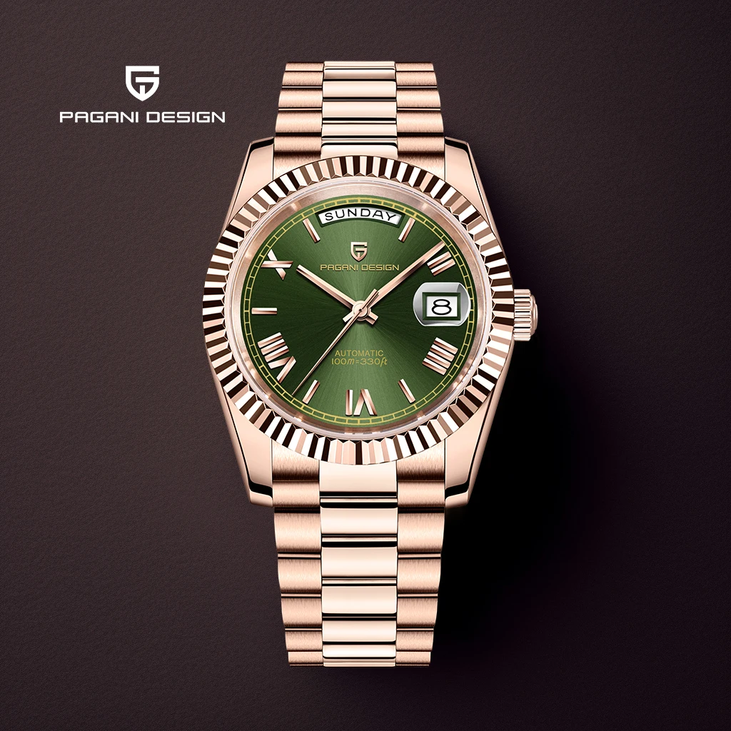 Новые часы PAGANI DESIGN 2026 Gold DD36: роскошные автоматические мужские наручные часы с датой и днем недели, механизм ST16, сапфировое стекло
Новые часы PAGANI DESIGN 2026 Gold DD36: роскошные автоматические мужские наручные часы с датой и днем недели, механизм ST16, сапфировое стекло