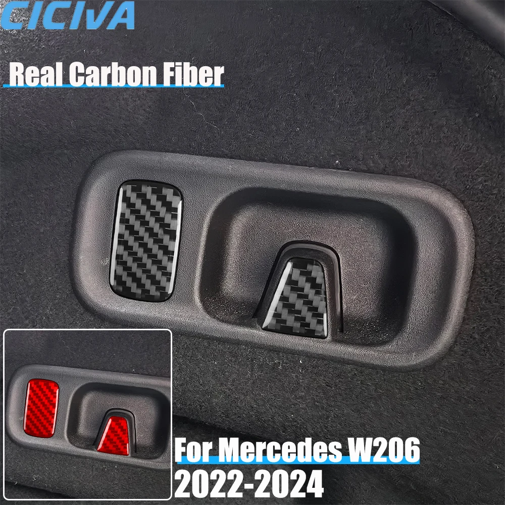 Real Carbon Fiber Car Accessories Trunk Decorative Trim Cover Soft Sticker For Mercedes Benz C-class W206 2022 2023 2024 
Real Carbon Fiber Car Accessories Trunk Decorative Trim Cover Soft Sticker For Mercedes Benz C-class W206 2022 2023 2024