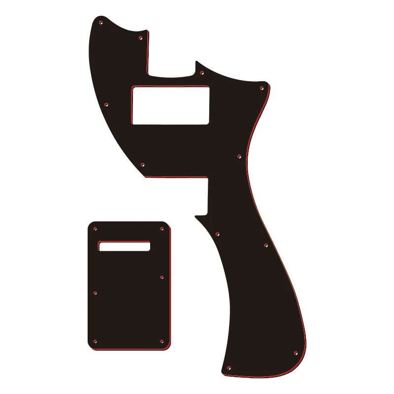 Пользовательские детали Pleroo для крыла США без отверстий управления, накладка и задняя панель для электрогитары Meteora, черный, красный, черный
Пользовательские детали Pleroo для крыла США без отверстий управления, накладка и задняя панель для электрогитары Meteora, черный, красный, черный