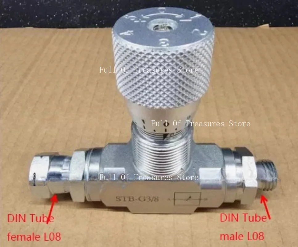 1 st Flow Control bidirectionele hydraulische restrictorklep STB-G3/8 W/L08 connector
1 st Flow Control bidirectionele hydraulische restrictorklep STB-G3/8 W/L08 connector