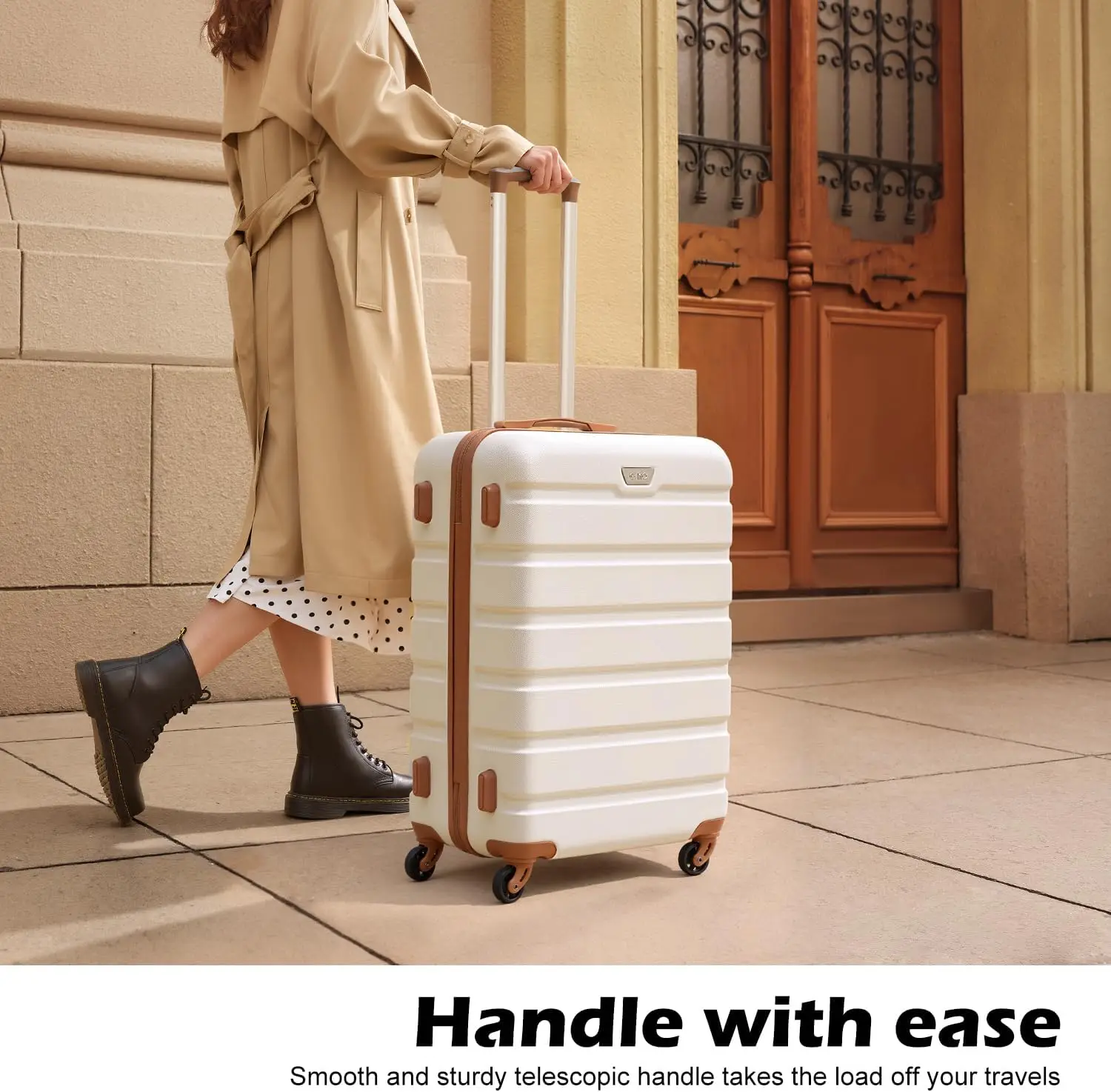 20/24/28 Inch 3 Piece Hardshell Luggage Set Lightweight Suitcase with 360° Spinner Wheels TSA Lock Apricot White Family Travel Checked Luggage
20/24/28 Inch 3 Piece Hardshell Luggage Set Lightweight Suitcase with 360° Spinner Wheels TSA Lock Apricot White Family Travel Checked Luggage