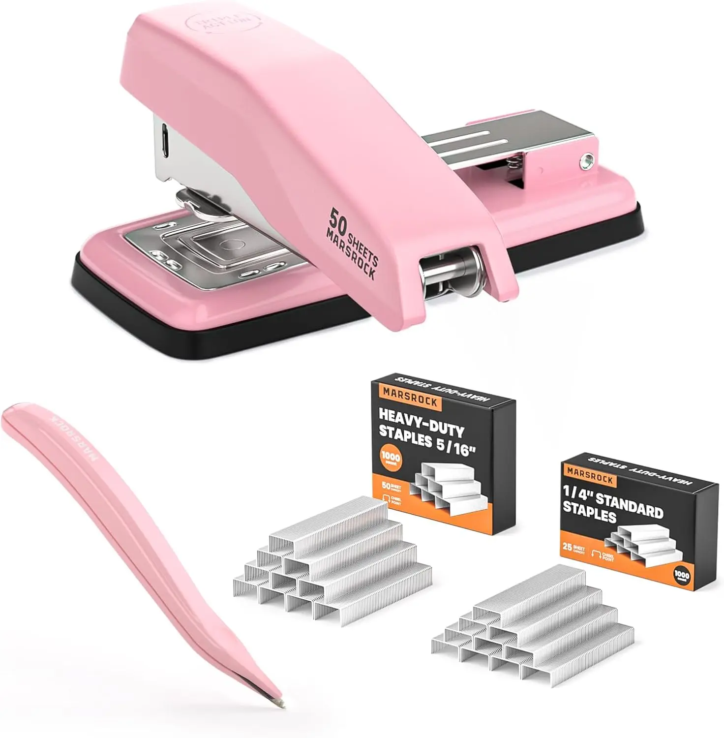 Swing-Arm Swivel Desktop Stapler with 50 Sheet Capacity, Includes 2000 Staples and Remover for Office, Home, Classroom Use
Swing-Arm Swivel Desktop Stapler with 50 Sheet Capacity, Includes 2000 Staples and Remover for Office, Home, Classroom Use