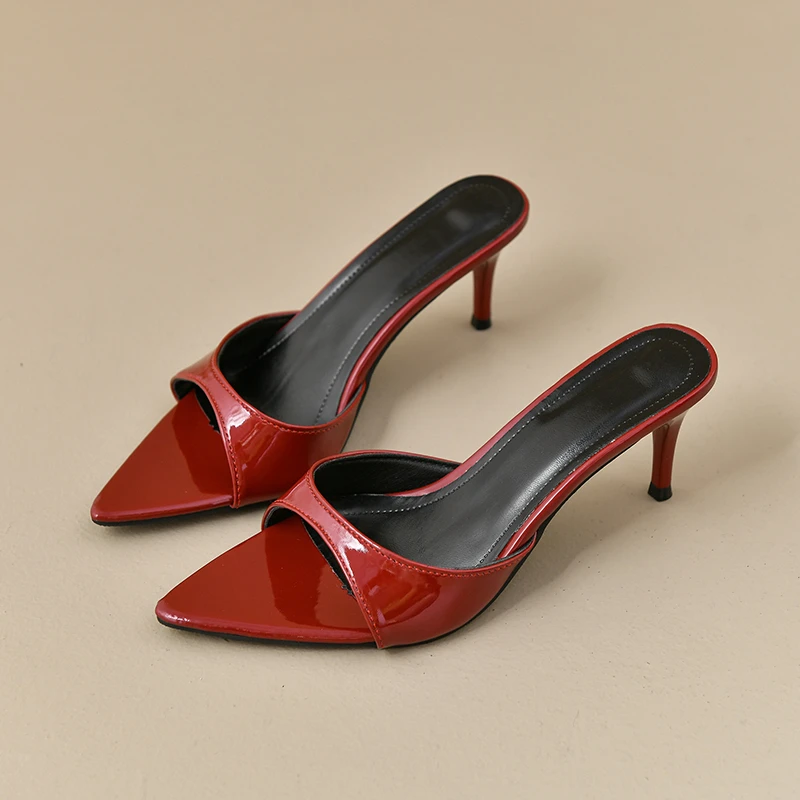 Women Pointed Toe Slippers High Heels Sandals Summer Shoes 2025 Designer Brand Party Shoes Flip Flops Wedding Pumps Casual Mujer
Women Pointed Toe Slippers High Heels Sandals Summer Shoes 2025 Designer Brand Party Shoes Flip Flops Wedding Pumps Casual Mujer