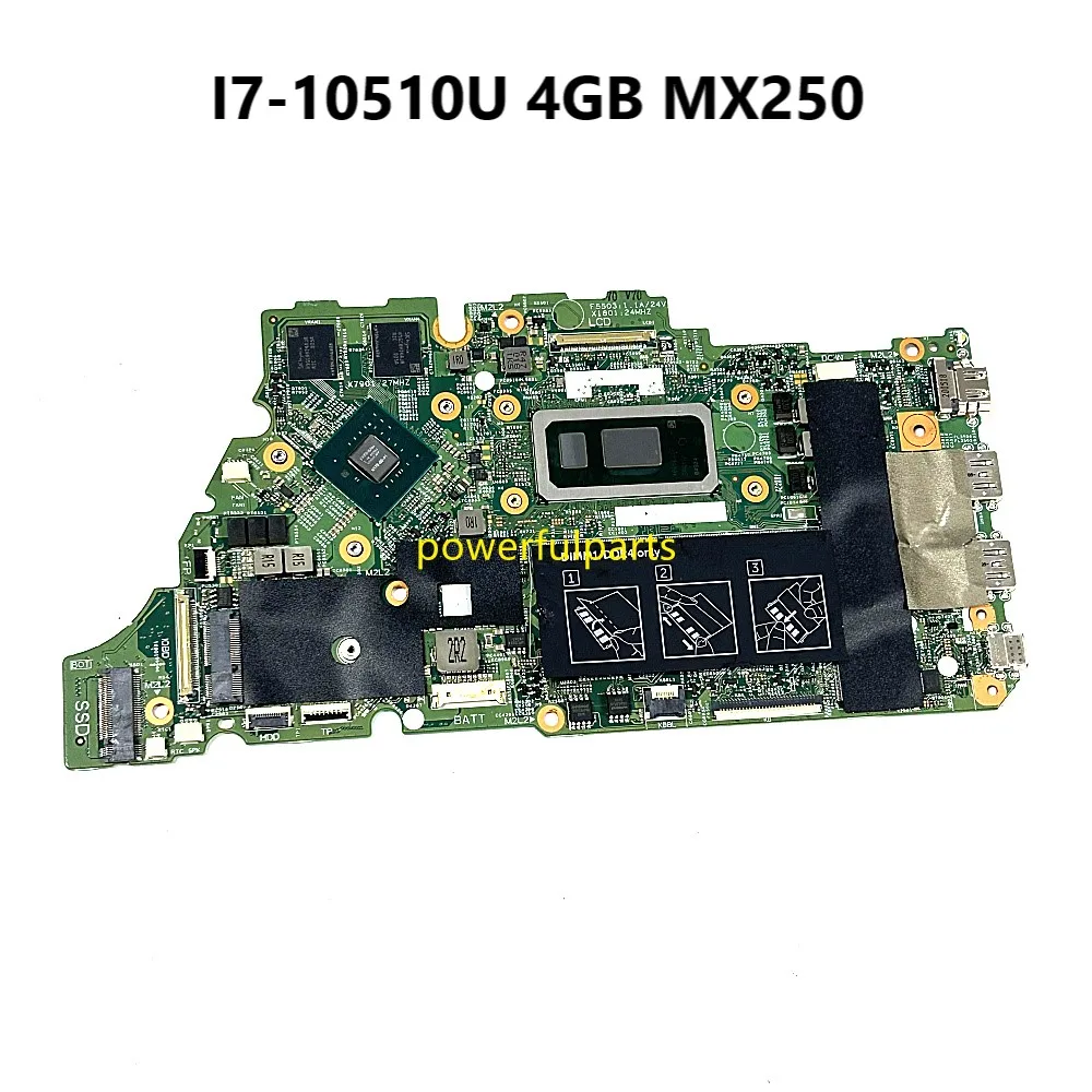 For Dell Inspiron 5490 5590 Motherboard 0TY55C 18778-1 i7-10510u Cpu MX250 4GB Gpu Working Good
For Dell Inspiron 5490 5590 Motherboard 0TY55C 18778-1 i7-10510u Cpu MX250 4GB Gpu Working Good