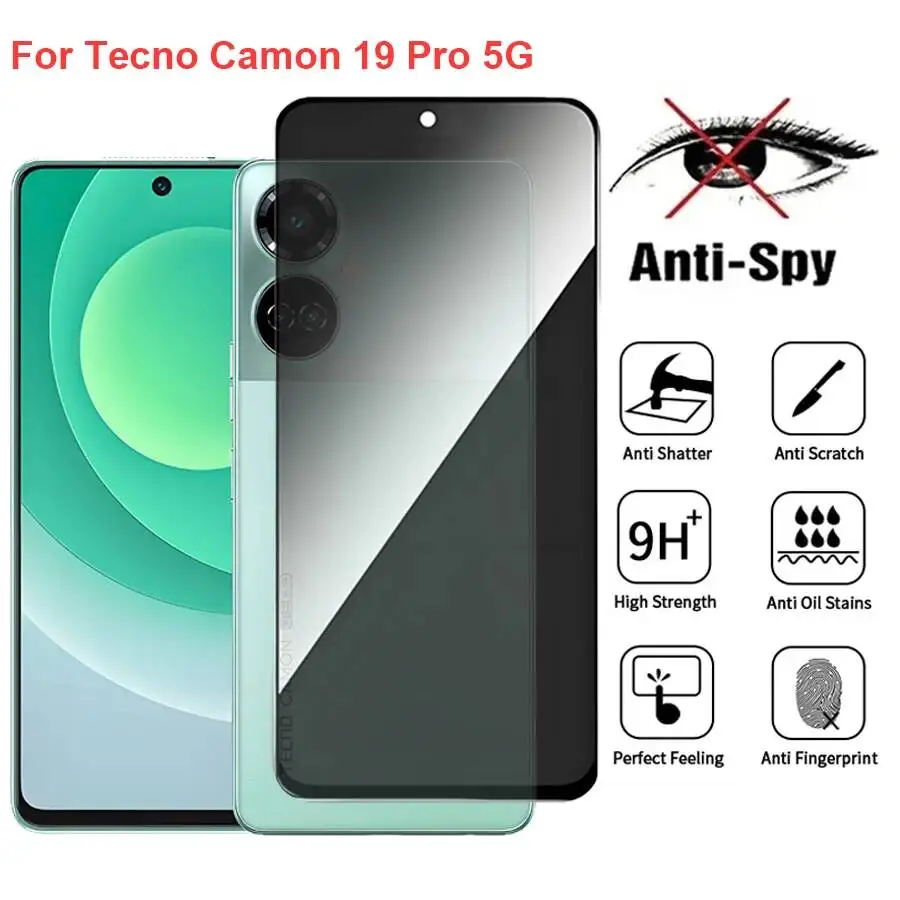 Camon 19 Ci7n Anti Spy Privacy Tempered Glass Screen Protector Compatible For Tecno Camon19 Pro 5G Phone Film
Camon 19 Ci7n Anti Spy Privacy Tempered Glass Screen Protector Compatible For Tecno Camon19 Pro 5G Phone Film