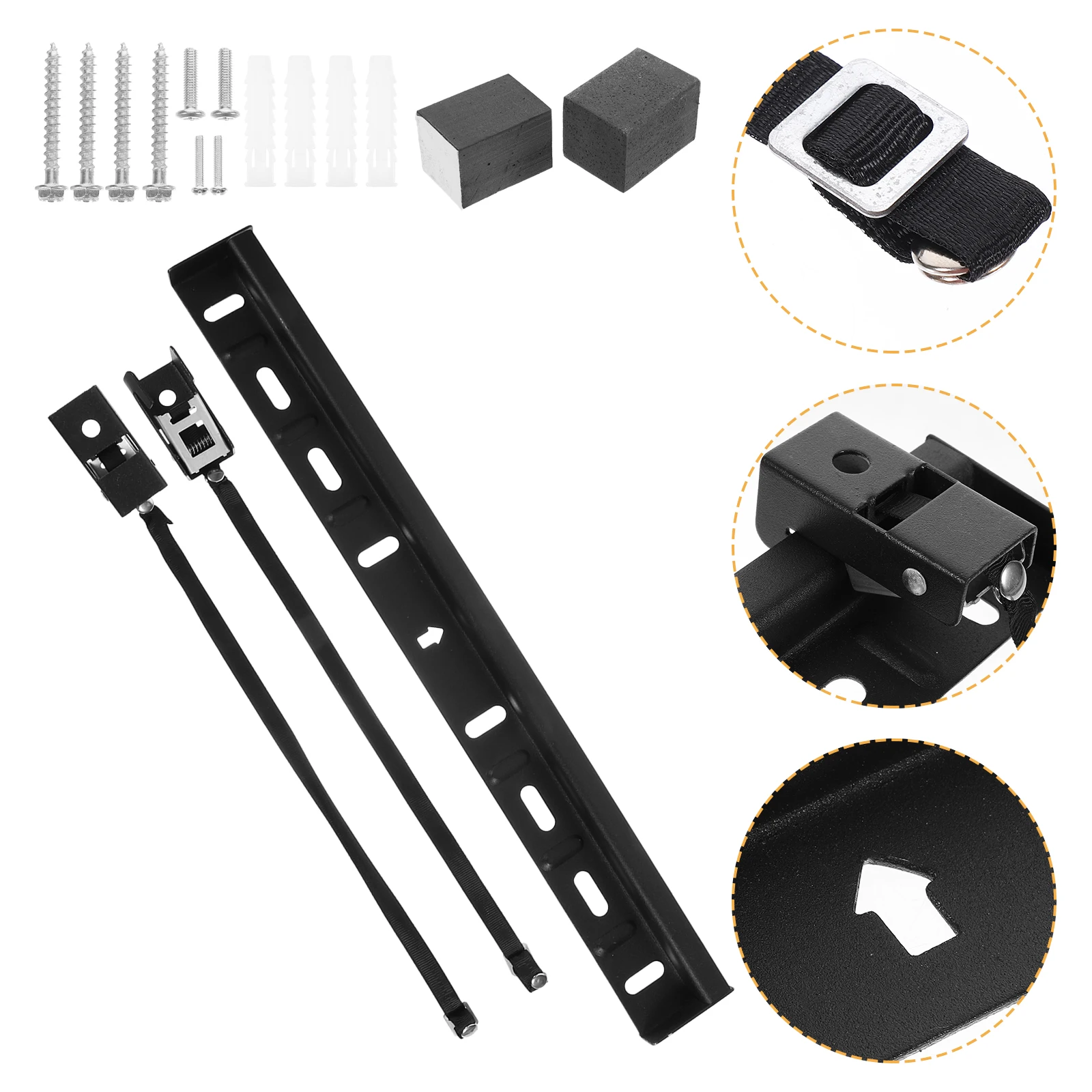 Wall Mount Bracket No Drill 32-65 Inch LCD Stand Studless Aluminum Renter Friendly Durable Non Deformation Impact Resistance
Wall Mount Bracket No Drill 32-65 Inch LCD Stand Studless Aluminum Renter Friendly Durable Non Deformation Impact Resistance