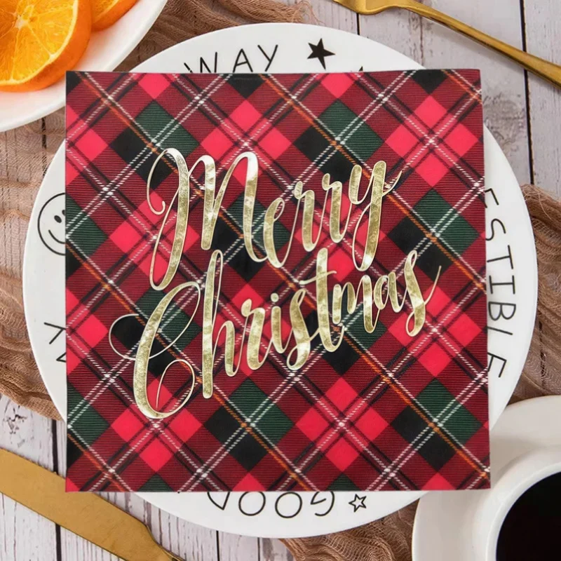 300pcs Christmas Print Disposable Napkins Dining Table Tissues Festival Party Decoration Folding Servilletas
300pcs Christmas Print Disposable Napkins Dining Table Tissues Festival Party Decoration Folding Servilletas
