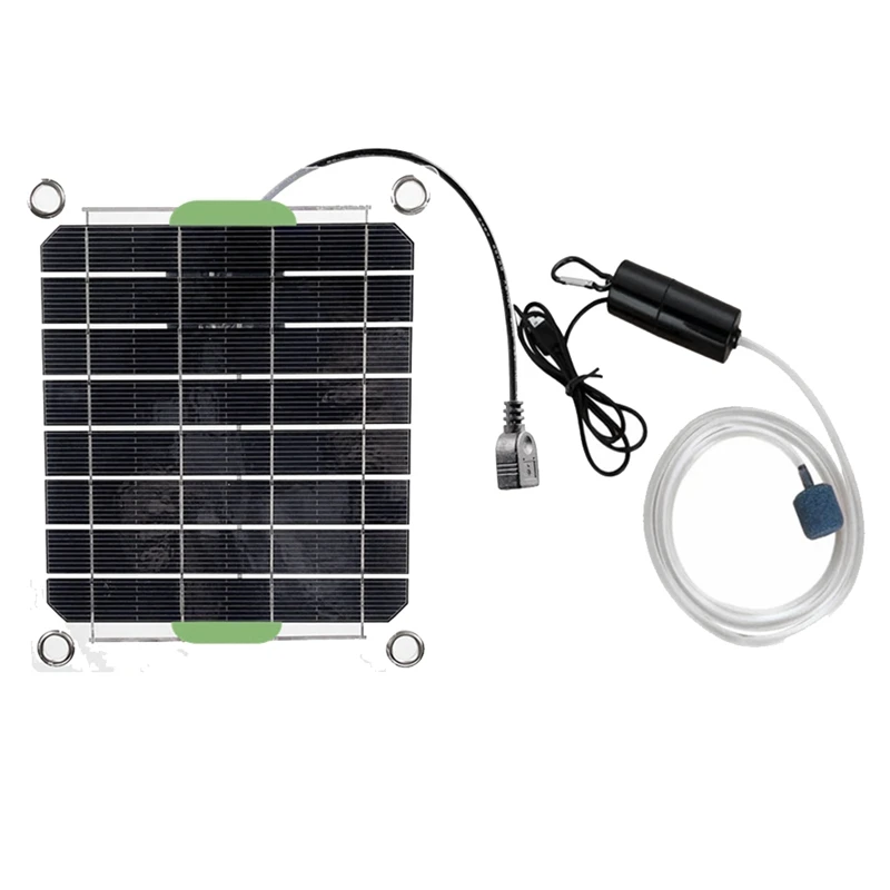 20W Aquarium Air Pump Solar Power Oxygenator For Fish Tank Oxygen Pump USB Charging Pond Water Pump
20W Aquarium Air Pump Solar Power Oxygenator For Fish Tank Oxygen Pump USB Charging Pond Water Pump