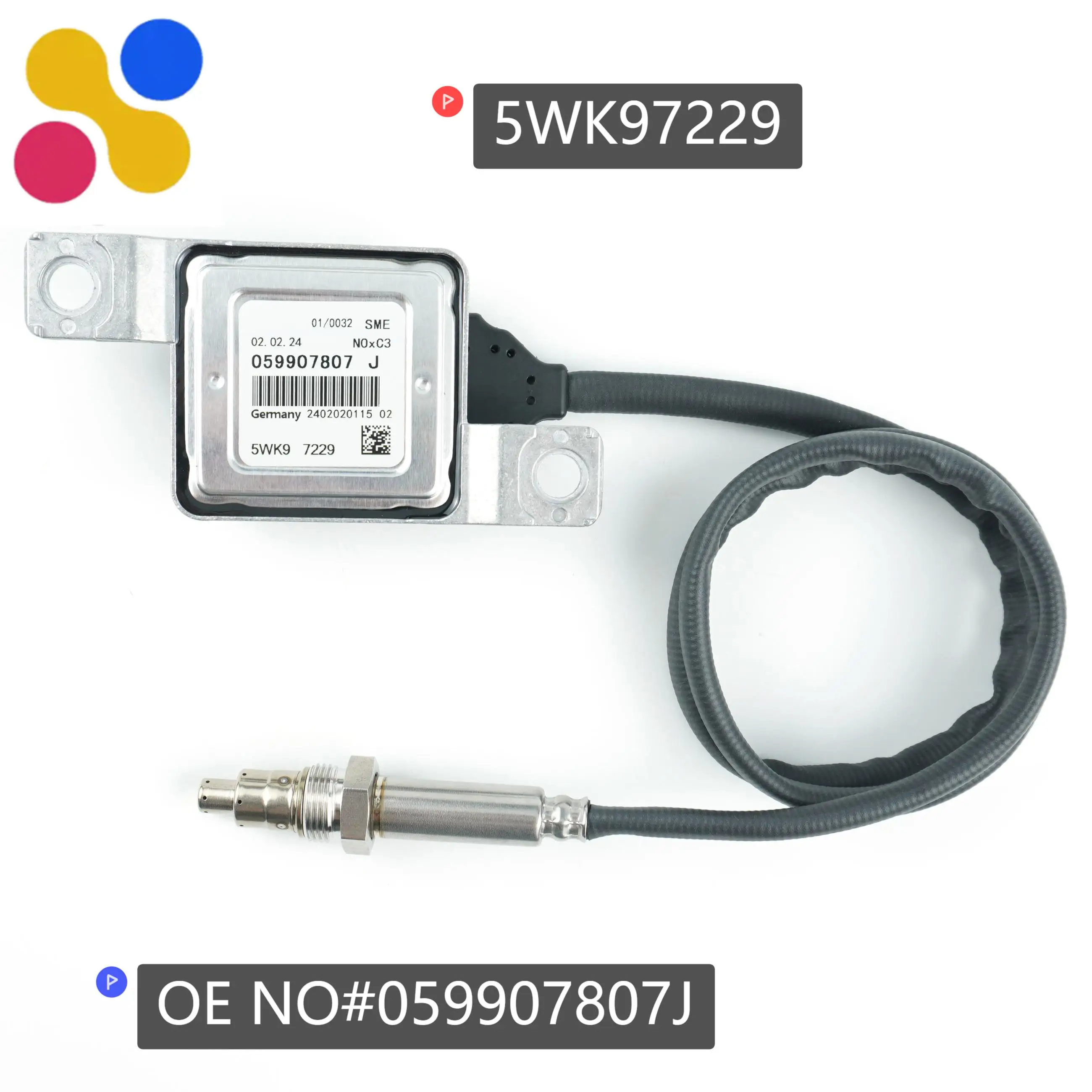 OEM 059907807J 5WK97229 NOx Sensor High Quality Nitrogen Oxygen Sensor for VW Touareg for Audi A4 A5 S5 A6 A7 A8 Q5 Truck Parts
OEM 059907807J 5WK97229 NOx Sensor High Quality Nitrogen Oxygen Sensor for VW Touareg for Audi A4 A5 S5 A6 A7 A8 Q5 Truck Parts