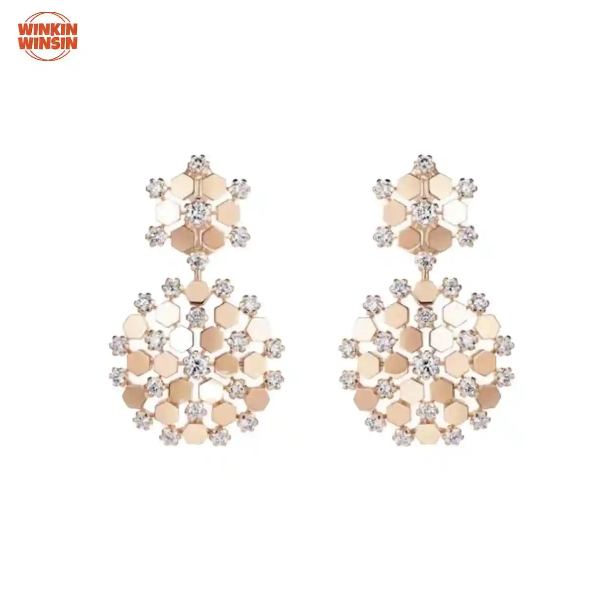 Winkin Winsin S925 Silver Honeycomb Firework Necklace and Earrings Set with High End Sense
Winkin Winsin S925 Silver Honeycomb Firework Necklace and Earrings Set with High End Sense
