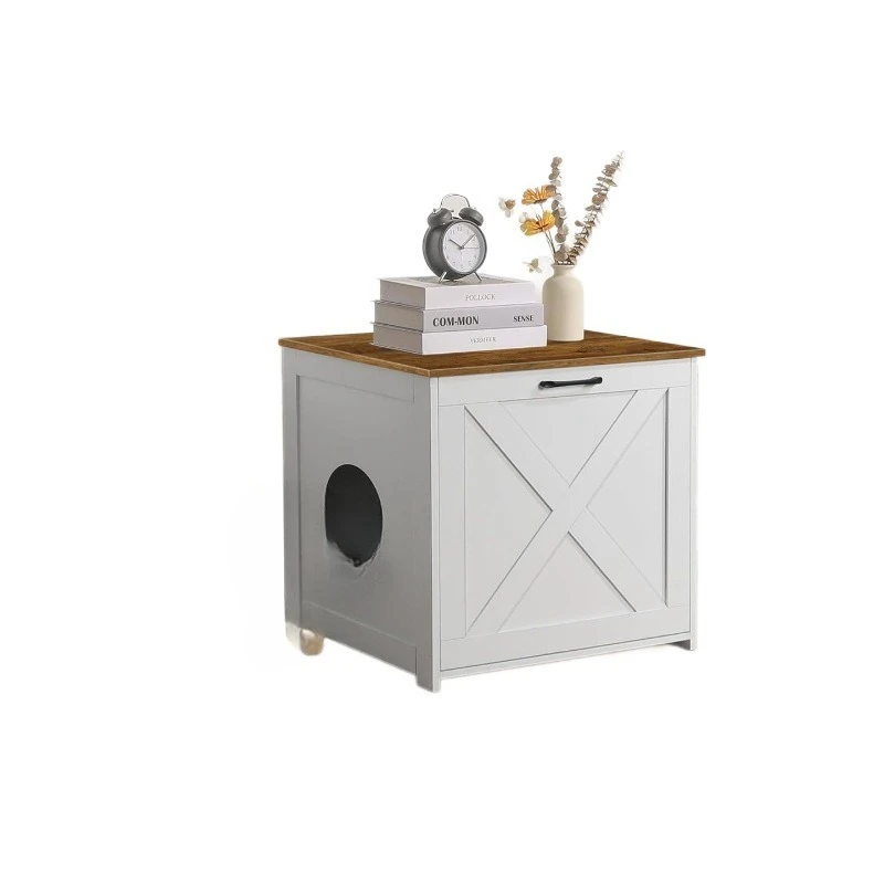 Cat toilet semi-closed cat litter fecal basin household large solid wood sand filter anti-cat house cabinet
Cat toilet semi-closed cat litter fecal basin household large solid wood sand filter anti-cat house cabinet