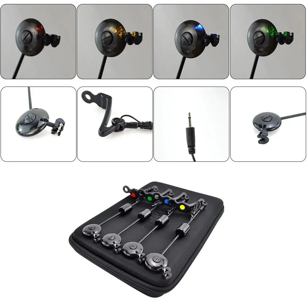 2025 LED Fishing Alarm Steel Chain 4 Color Carp Fishing Indicator Steel Aluminum Set Pesca Fishing Bite Alarm
2025 LED Fishing Alarm Steel Chain 4 Color Carp Fishing Indicator Steel Aluminum Set Pesca Fishing Bite Alarm