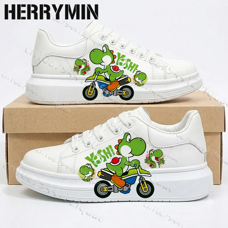 Birthday Gift Game Character Yoshi Green Print Adult Man Woman White Shoes Non-Slip Platform Durable Hiking Boots
Birthday Gift Game Character Yoshi Green Print Adult Man Woman White Shoes Non-Slip Platform Durable Hiking Boots