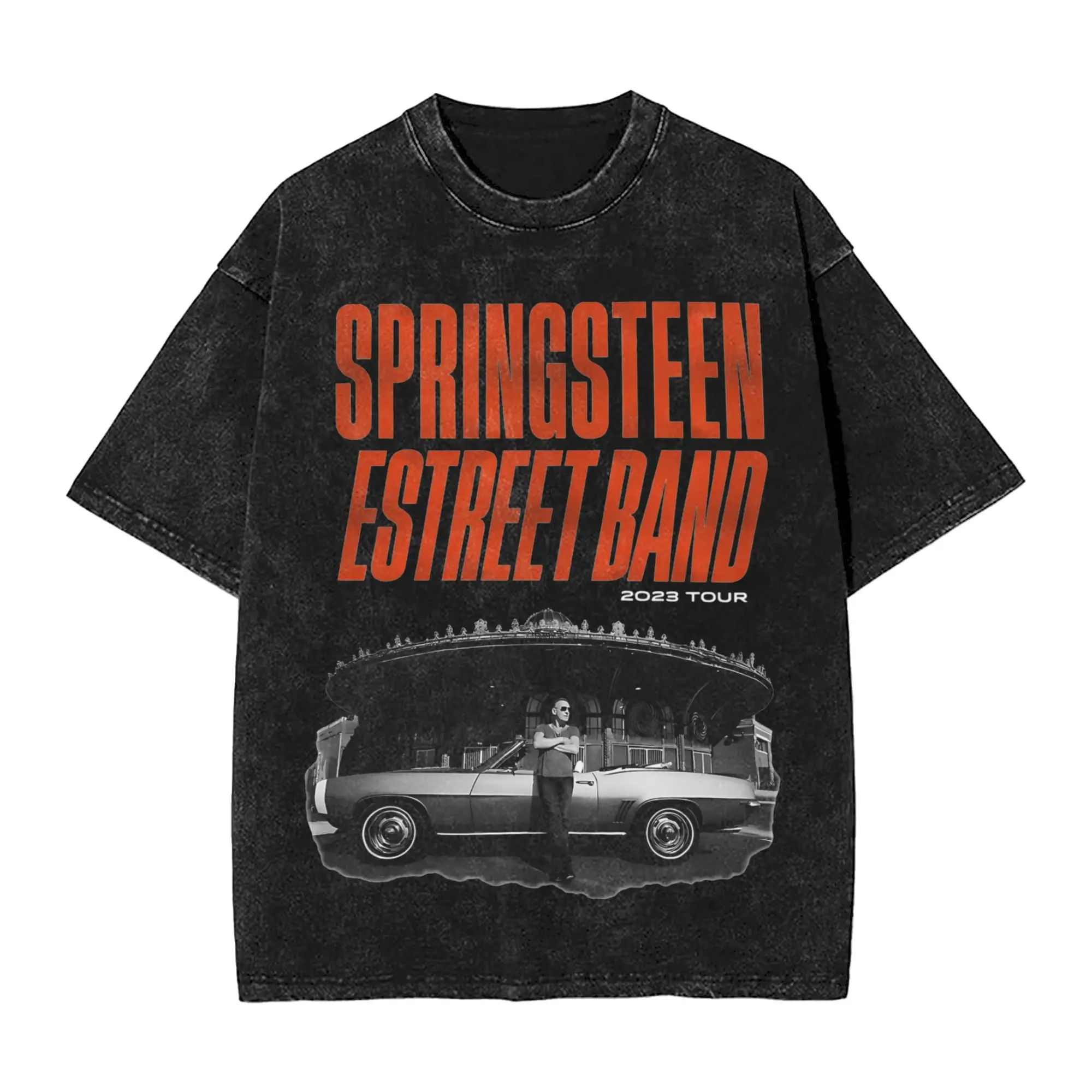 Bruceed Springsteened 2025, мытые футболки World Tour, уличная одежда, крутые футболки для певцов, топы для мужчин и женщин, с коротким рукавом, High Street
Bruceed Springsteened 2025, мытые футболки World Tour, уличная одежда, крутые футболки для певцов, топы для мужчин и женщин, с коротким рукавом, High Street