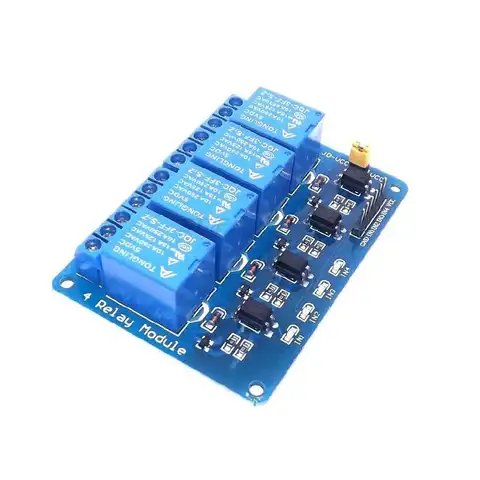 Avec optocoupleur 4 canaux modules de relais 4 canaux panneau de commande de relais relais PLC module 5V à quatre voies