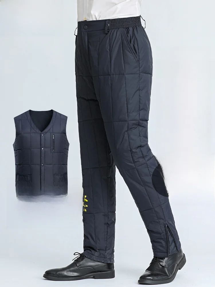 rctic People Thiened High Waist Men's down Pants Breathable Casual Busin Straight Leg Pants Multi ket Large Size
rctic People Thiened High Waist Men's down Pants Breathable Casual Busin Straight Leg Pants Multi ket Large Size