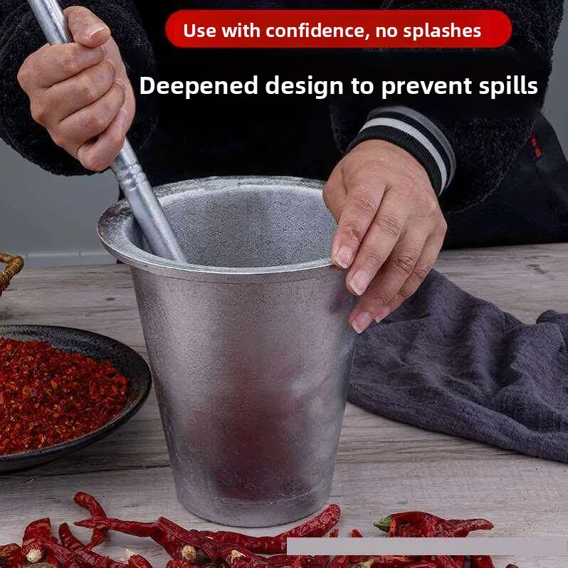 Small Home Use Mortar And Pestle Aluminum for Grinding Pepper Powder Garlic Crusher Medicine Grinding Tool Kitchen Tool
Small Home Use Mortar And Pestle Aluminum for Grinding Pepper Powder Garlic Crusher Medicine Grinding Tool Kitchen Tool