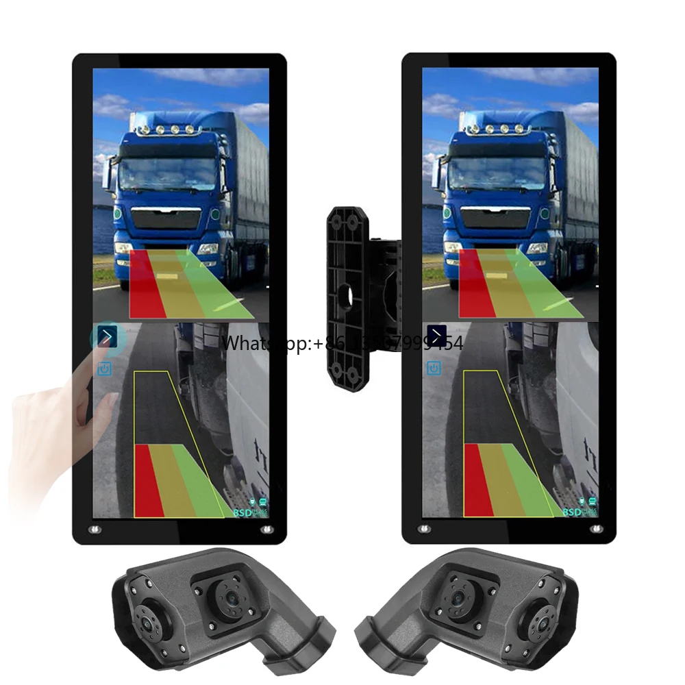 12.3 Inch Screen Monitor 1080P AHD Side View Bus Truck DVR System BSD AI Blind Spot Detection Backup Mirror Camera for Truck
12.3 Inch Screen Monitor 1080P AHD Side View Bus Truck DVR System BSD AI Blind Spot Detection Backup Mirror Camera for Truck