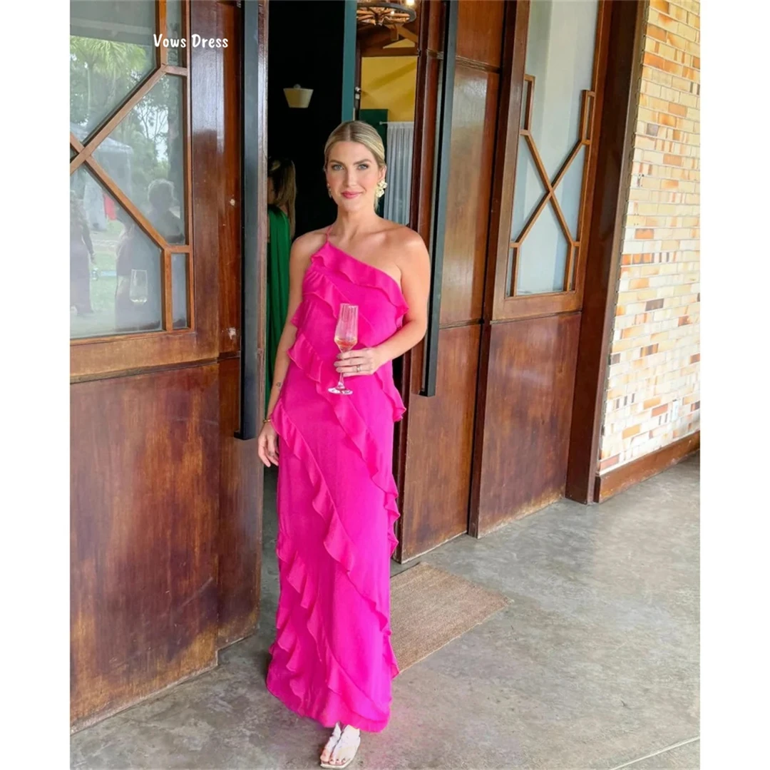 Vows Rose Red Prom Dresses 2025 Luxury Evening Dress 2025 Line A Women's Elegant Dresses for Special Event Custom Made Chiffon
Vows Rose Red Prom Dresses 2025 Luxury Evening Dress 2025 Line A Women's Elegant Dresses for Special Event Custom Made Chiffon