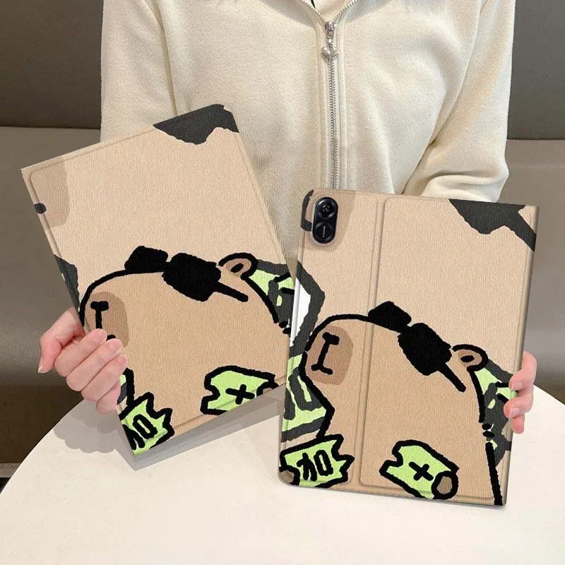 Capybara Cute Healing Pattern Case For Honor Magic Pad 6 7 X8 V6 V7 Pro V8 X9 8 V8 9 13 X8a 2 V9 GT X9a X9 GT2 13.3 Inch Tablet
Capybara Cute Healing Pattern Case For Honor Magic Pad 6 7 X8 V6 V7 Pro V8 X9 8 V8 9 13 X8a 2 V9 GT X9a X9 GT2 13.3 Inch Tablet