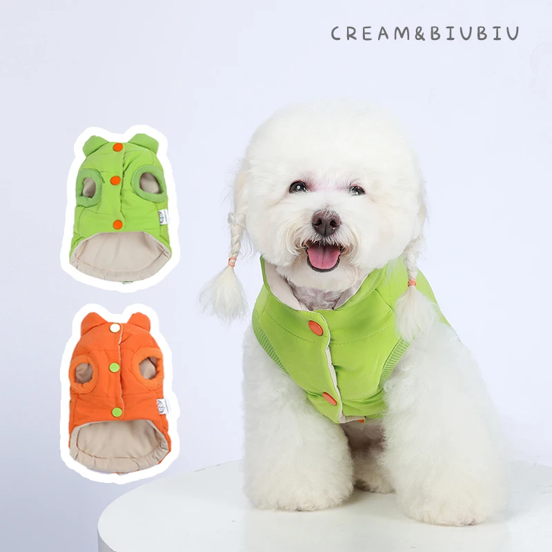 Cream&biubiu Dog Vest Winter Clothes for Small Medium Dogs Puppy Coat Chihuahua French Bulldog Pug Clothing Cat Clothes Winter
Cream&biubiu Dog Vest Winter Clothes for Small Medium Dogs Puppy Coat Chihuahua French Bulldog Pug Clothing Cat Clothes Winter