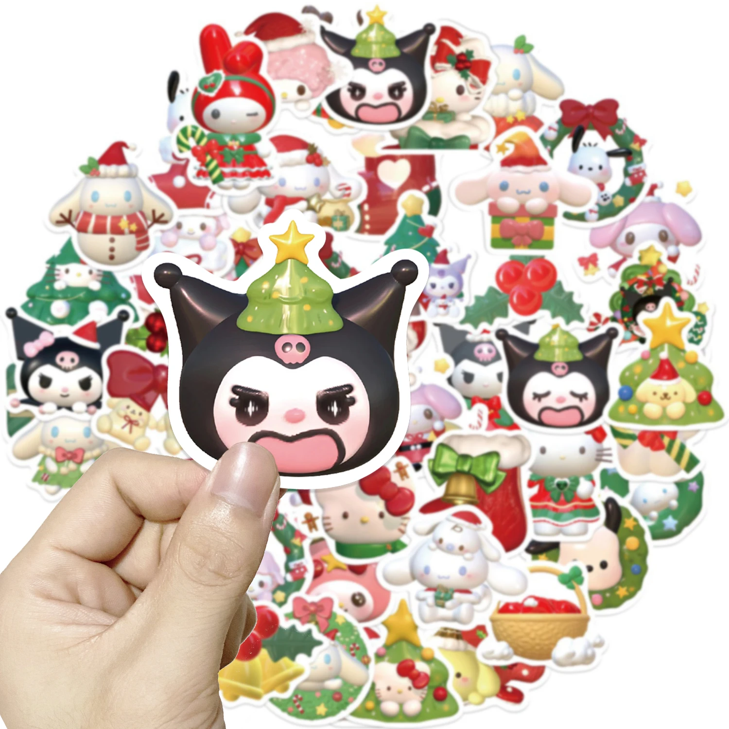 10/50Pcs Kawaii Sanrio Stickers Christmas Decal Cartoon Cute Stickers Suitcase Luggage Skateboard Laptop Graffiti Children Toy
10/50Pcs Kawaii Sanrio Stickers Christmas Decal Cartoon Cute Stickers Suitcase Luggage Skateboard Laptop Graffiti Children Toy