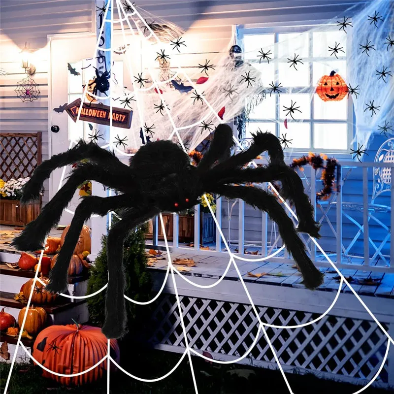 1pcs 75cm Halloween Giant Spider Scary Red Eyes Animal Bar Haunted House Garden Home Halloween Horror Decoration
1pcs 75cm Halloween Giant Spider Scary Red Eyes Animal Bar Haunted House Garden Home Halloween Horror Decoration