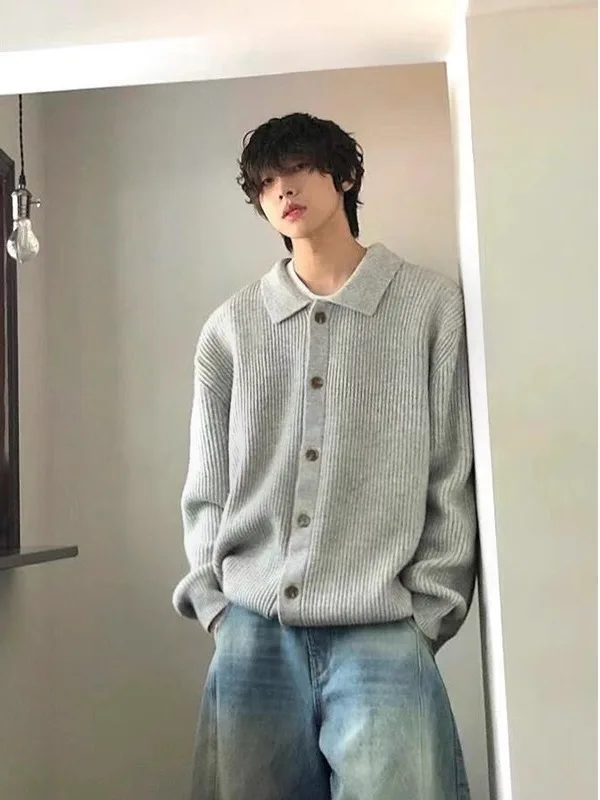 Мужской вязаный кардиган-свитер на осень, повседневный, в стиле lazy fashion, с круглым вырезом, длинными рукавами, из полиэфирного волокна
Мужской вязаный кардиган-свитер на осень, повседневный, в стиле lazy fashion, с круглым вырезом, длинными рукавами, из полиэфирного волокна