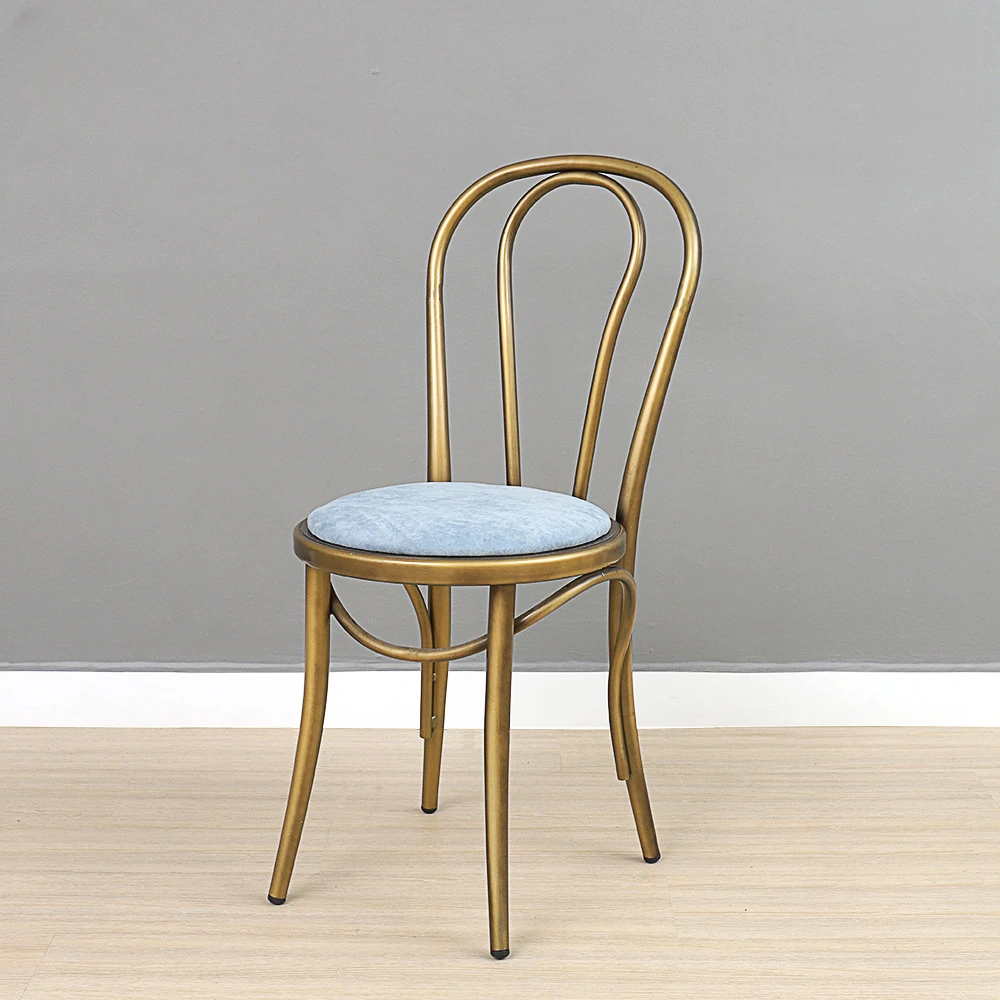Metal Chair European retro gold stainless steel soft cushion restaurant hotel metal chair
Metal Chair European retro gold stainless steel soft cushion restaurant hotel metal chair
