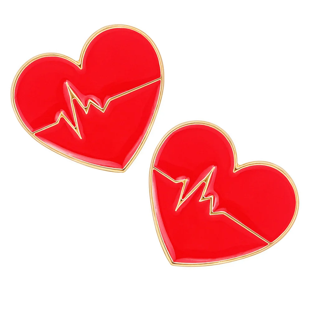 Heart Shape Alloy Brooch Fashion Clothes Corsage Badge Jewelry Gift Kids Adults Lightweight Decor Pin Festival Party Daily Wear
Heart Shape Alloy Brooch Fashion Clothes Corsage Badge Jewelry Gift Kids Adults Lightweight Decor Pin Festival Party Daily Wear
